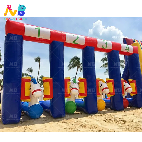 Inflatable Bounce Riders NB-SG026 Bouncing Ride Inflatable Rocking Jumping Horse Animals Riding ...