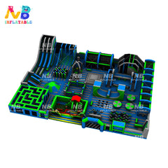 NB-OB024 Inflatable Obstacle Bouncer with Slide for Kid and Adult Indoor Inflatable Games