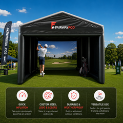 NB-TE060 Custom Inflatable Golf Simulator Tent for Events, Tournaments & Training | Fast Inflation Golf Practice Shelter