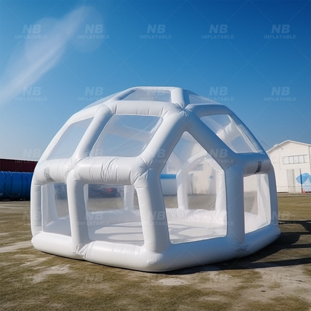 NB-TE040 Custom Outdoor party large inflatable lawn dome tent white in – GuangDong NewBlessing Inflatable Products Co.,Ltd